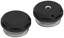 Сунержа 31-1201-0000 Спускной клапан/заглушка (d 25 мм / G 1/2" НР / 2 шт.), матовый черный