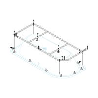 Cezares METAURO METAURO CORNER-MF Каркас для ванны