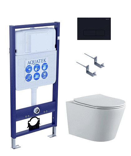 Aquatek Вега SET AQUATEK ВЕГА-1905-017 Инсталляция с подвесным унитазом