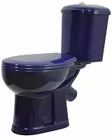 Оскольская Керамика 47355130402 Дора-Антивсплеск Унитаз-компакт, напольный, 36х64 см, синий