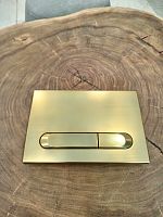 KKPol 350/PBG/050-00-00 M09 Смывная клавиша для инсталляции, брашированное золото