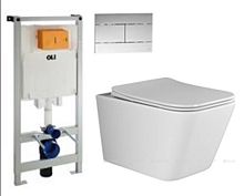 OLI  Промо комплект №54 Сет  инсталляция+унитаз+клавиша+сиденье