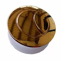Caprigo TB-gold BORGO Кнопка слива воды для бачка унитаза, золото