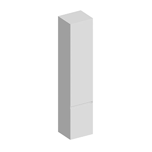 Kerama Marazzi CUB.165Lh/WHT.M Cubo Шкаф-пенал подвесной 165х35 см, левый, белый матовый