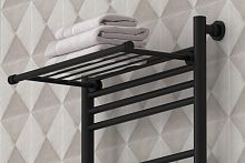 Сунержа 31-2012-4470 Полка прямая 4П (L - 470 мм) н/ж для ДР Сунержа, матовый черный