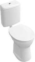 Villeroy & Boch 76190101 O.Novo Чаша унитаза напольного 36х47 см, слив в пол (с полкой), альпийский белый (White Alpin)