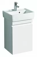 Geberit Renova Plan 869050000 Шкафчик под раковину с дверцей 414х586х345 мм белый глянец купить  в интернет-магазине Сквирел