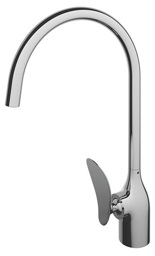 Creavit FG8501 Foglia Смеситель для кухни, высокий, хром