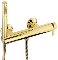 Migliore 28180 Sirius Смеситель для душа монокомандный, внешний, с ручным душем, выход М1/2", золото