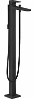 Hansgrohe 32532670 Metropol Смеситель для ванны, напольный, с рычаговой рукояткой, матовый черный