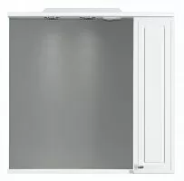 Damixa M41MPR0751WG Palace One Зеркальный шкаф с подсветкой, 75 см, белый купить  в интернет-магазине Сквирел