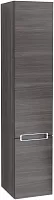 Villeroy & Boch A71000FQ Subway 2.0 Шкаф-пенал подвесной 35х165 см, дуб графитовый (Oak Graphite) купить  в интернет-магазине Сквирел