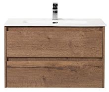 BelBagno KRAFT-900-2C-SO-RT База под раковину 90х46 см, подвесная, Rovere Tabacco (дуб табачный)