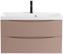 BelBagno MARINO-900-2C-SO-CL-P База под раковину 90х45 см, подвесная, Capucino Lucido