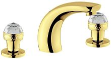 Migliore 27114 Axo Swarovski Смеситель для раковины, золото