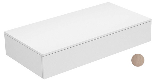 Keuco 31750870000 Edition 400 Тумба боковая 105х53.5 см, кашемировый дуб/кашемировый дуб купить недорого в интернет-магазине Сквирел