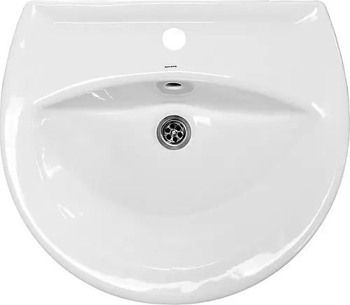 Sanita WB.PD/Attica/55-C/WHT.G/S1 Аттика 55 Умывальник пьедестальный 54х47 см, ВКС белый S1