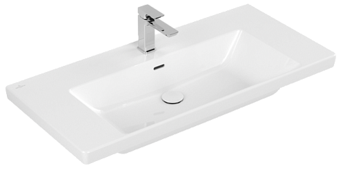 Villeroy & Boch 4A70A5R1 Subway 3.0 Раковина для мебели 100х47 см, альпийский белый CeramicPlus купить недорого в интернет-магазине Сквирел