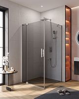 Cezares SLIDER-AH-1-100-90/100-GRIGIO-Cr Душевой уголок