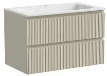 Sancos SNT80CE Snob T Тумба под раковину 79х44.5 см, подвесная, Beige Soft купить  в интернет-магазине Сквирел