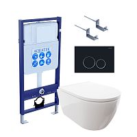 Aquatek Поларис SET AQUATEK ПОЛАРИС-020 4в1 Инсталляция с подвесным унитазом