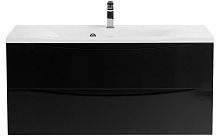 BelBagno MARINO-1100-2C-SO-NL-P База под раковину 110х45 см, подвесная, Nero Lucido (черный глянец)