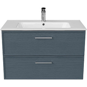 Kerama Marazzi PIA.CL.85/BLU.M Piano Classic Тумба под раковину подвесная 85х53 см, синий матовый/ясень