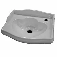 Kerasan 1033bi*1 dx Retro Раковина c отверстием справа 41х32 см, белая
