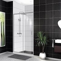 BelBagno UNO-BF-1-125-C-Cr Душевая дверь в нишу, профиль хром