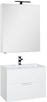 Aquanet 00184620 Алвита Комплект мебели для ванной комнаты, белый купить  в интернет-магазине Сквирел