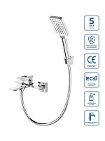 BelBagno LUCE LUC-VASM-CRM Смеситель для ванны/душа