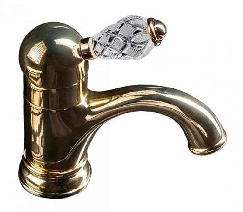Boheme 281-CRST Crystal Смеситель для умывальника, золото