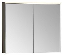 Vitra 66912 Core Зеркальный шкафчик 100х70 см, с подсветкой, антрацит купить  в интернет-магазине Сквирел