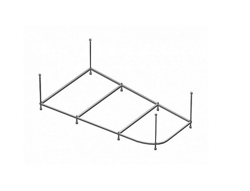Riho 2YNGT1081 Geta Каркас для ванны 160х90 см усиленный, серый