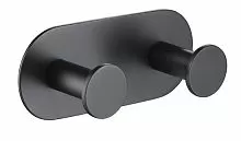 Вешалка Timo Saona Black 13014/03 два крючка купить  в интернет-магазине Сквирел