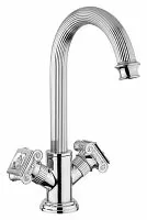 Cezares OLIMP-LS2-01-Sw Смеситель для раковины, с донным клапаном, хром/ручки Swarovski