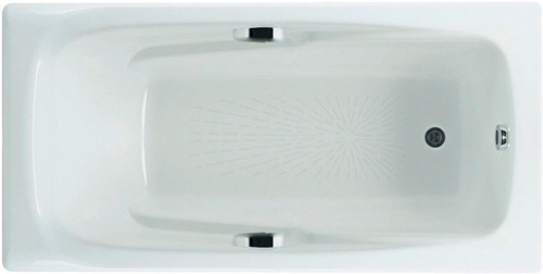 Roca 2302G000R Ming Ванна чугунная 170х85 см с отверстиями под ручки, белая снято с производства