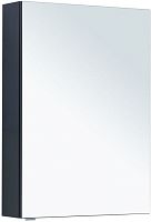 Aquanet 00277539 Алвита New Зеркальный шкаф без подсветки, 60х85 см, серый