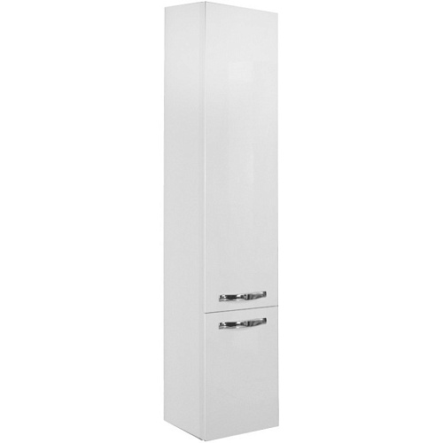 Акватон 1A134403AA010 Ария Шкаф - колонна 34х162 см, белый/хром глянец купить  в интернет-магазине Сквирел