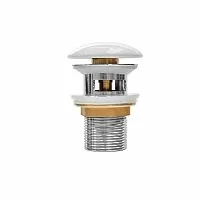 IDDIS, OPHWS0Wi88 Optima Home Выпуск для умывальника с переливом, белый глянцевый