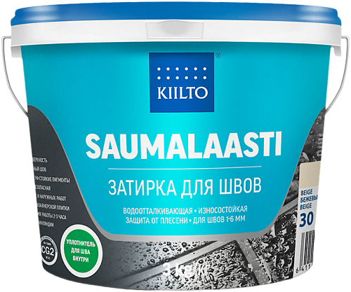 Kiilto Saumalaasti №38 серо- коричневый 3 кг Затирка снято с производства