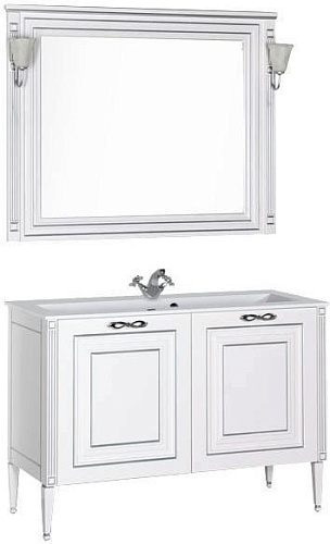 Aquanet 00182131 Паола Комплект мебели для ванной комнаты, белый купить  в интернет-магазине Сквирел