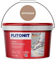 Plitonit COLORIT Premium коричневая, 2 кг Цементная затирка