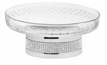 Boheme 10930-CR Royal Cristal Мыльница настольная, хром купить  в интернет-магазине Сквирел