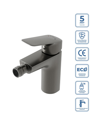 BelBagno DUE DUE-BD-GM-W0 Смеситель для биде BelBagno DUE DUE-BD-GM-W0 Смеситель для биде