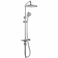 Lemark LM8802C Душевой гарнитур с регулируемой высотой штанги, хром