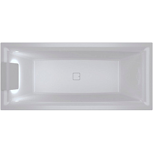 Riho BR0100500K00131 Still Square Ванна акриловая 180х80 см L - LED/BR01, белая