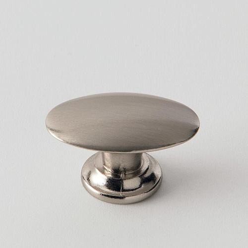 Eban FAC11PO  Ovale, Ручка-кнопка для мебели, цвет: хром матовый снято с производства