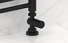 Сунержа 31-1401-1234 Вентиль прямой, (цилиндр) G 1/2" НР х G 3/4" НГ, матовый черный