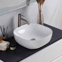 BelBagno BB1301 Раковина накладная керамическая 43 см, белая